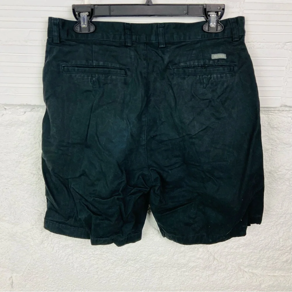 Geoffrey Beene Men's black Dark cotton Shorts size 34
